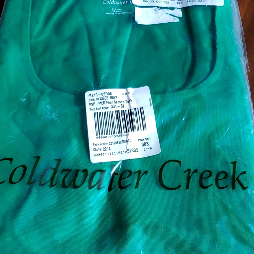 Coldwater Creek Four Season Tank Size M (10/12)